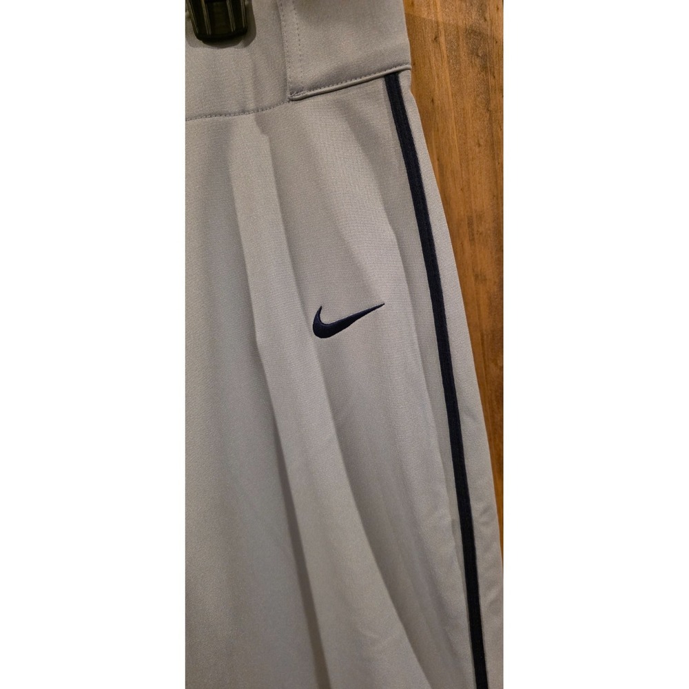Nike Dri-FIT Pants Mens Gray XL Swingman Vapor Select‎ Piped Baseball Stretch - Picture 6 of 7